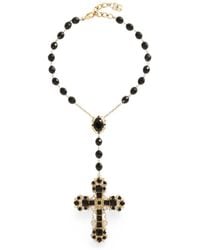 Dolce & Gabbana - Short Rosary Necklace - Lyst