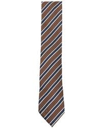ZEGNA - Diagonal-Stripe Tie - Lyst