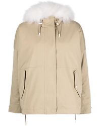 Yves Salomon - Reversible Hooded Cropped Parka - Lyst