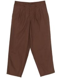 Universal Works - Pleated Straight-Leg Trousers - Lyst