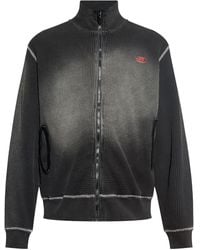 DIESEL - Sweatshirt-Wafy-Zip - Lyst