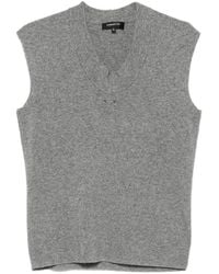 Barbara Bui - Ribbed-Neck Vest - Lyst
