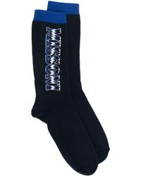 Missoni Socken mit Logo-Stickerei - Blau