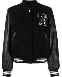 Karl Lagerfeld - Varsity Bomber Jacket - Lyst