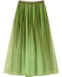 Twinset - Tüllrock Mit Fade-Out-Print - Lyst