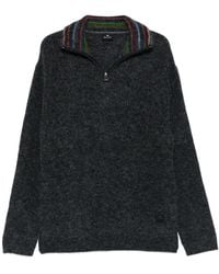 Paul Smith - Maglione Con Mezza Zip - Lyst