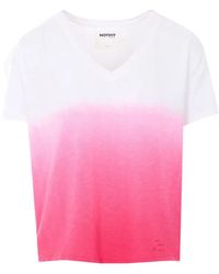 Not Shy - T-Shirt Mit V-Ausschnitt - Lyst