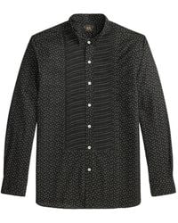 RRL - Star-Print Pleated Shirt - Lyst