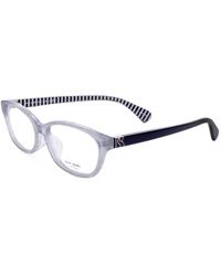 Kate Spade - Rectangle-Frame Glasses - Lyst