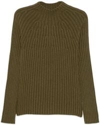 Bompard - Gerippter Pullover Mit Stehkragen - Lyst