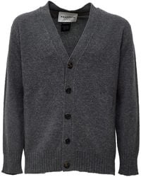 Amaranto - Distressed Cardigan - Lyst