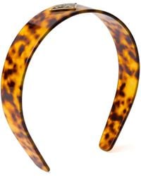 Prada - Triangle-Logo Plexiglas Headband - Lyst