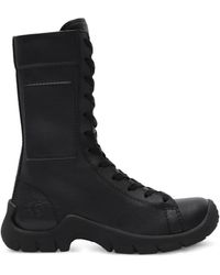 Burberry - Leather Tone Boots - Lyst