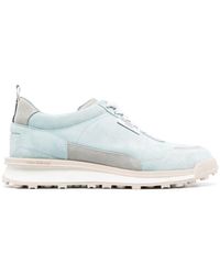 Thom Browne - Panelled Lace-up Sneakers - Lyst