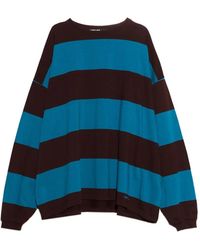 Bimba Y Lola - Oversized Striped T-Shirt - Lyst