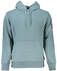 Calvin Klein - Logo-Patch Cotton Hoodie - Lyst