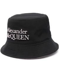 McQueen - Logo Bucket Hat - Lyst
