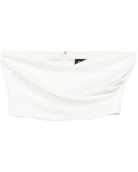 Marella - Bandeau Top Met Gedrapeerde Hals - Lyst