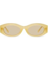Linda Farrow - X The Attico Berta Oval Sunglasses - Lyst