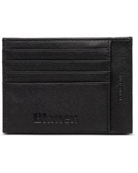 Blauer - Logo-Patch Leather Cardholder - Lyst