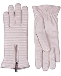 Moorer - Guanto Quilted Zip-Fastening Gloves - Lyst