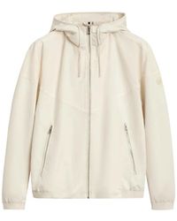 BOSS - Hooded Zipped Jacket - Lyst