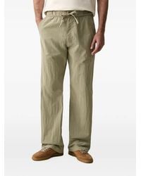 Michael Kors - Drawstring-Waistband Straight-Leg Trousers - Lyst