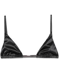 TOTEME - Satin Bralette - Lyst