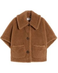 Max Mara - Teddy Button-Up Jacket - Lyst