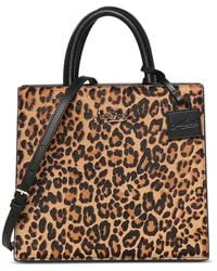 MC2 Saint Barth - Medium Leopard-Print Leather Tote Bag - Lyst