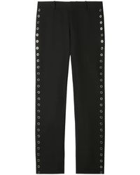Off-White c/o Virgil Abloh - Eyelet-Embellished Wool Trousers - Lyst