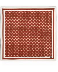 Lacoste - X Roland Garros Tennis-Racket-Print Scarf - Lyst