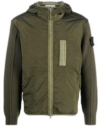 Stone Island - Zip-front Hooded Jacket - Lyst