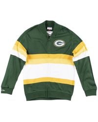 Mitchell & Ness - Nfl Front Stripe Full Zip Sweatshirt - Lyst