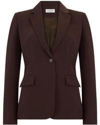 P.A.R.O.S.H. - Single-Breasted Notched-Lapels Blazer - Lyst