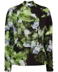 Victoria Beckham - Printed Shirt - Lyst