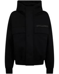 DSquared² - Logo-Print Panelled Hoodie - Lyst