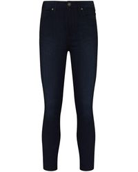 PAIGE High Waist Jeans - Blauw