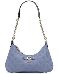 Guess - Dita Debossed-Logo Shoulder Bag - Lyst