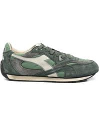 Diadora - Panelled Lace-Up Sneakers - Lyst
