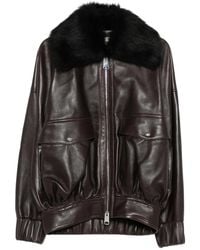 KHAITE - Leather Jacket - Lyst