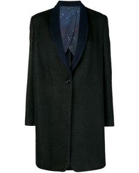 Golden Goose Deluxe Brand 'Cosmic Glitter' Oversized-Mantel - Schwarz