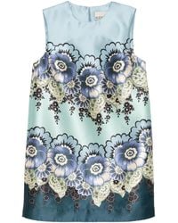 ALÉMAIS - Abito Smanicato A Fiori - Lyst