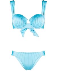Noire Swimwear - Underwire-cup Tie-fastening Bikini Set - Lyst