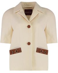 Gucci - Blazer mit Horsebit-Detail - Lyst