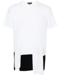 Comme des Garçons - T-Shirt Mit Patchwork-Detail - Lyst