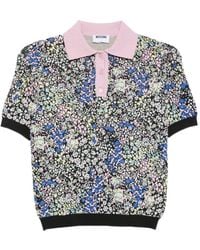 Moschino - Polo À Fleurs - Lyst