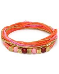 Aurelie Bidermann - Honolulu Macramé Bracelet - Lyst