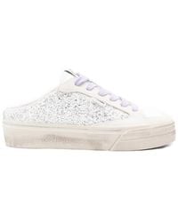 Crime London - Glitter Slip-On Sneakers - Lyst