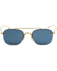 Thom Browne - Sonnenbrille Mit Eckigem Gestell - Lyst